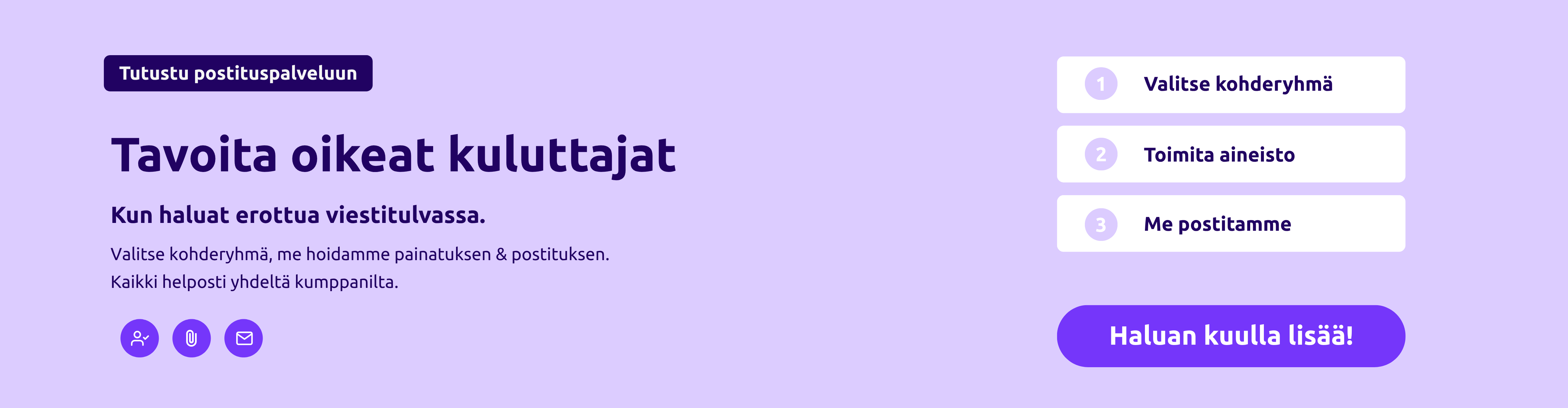 Profinderin postituspalvelun-banneri.